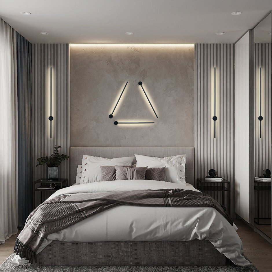 Спальня в минималистичном стиле