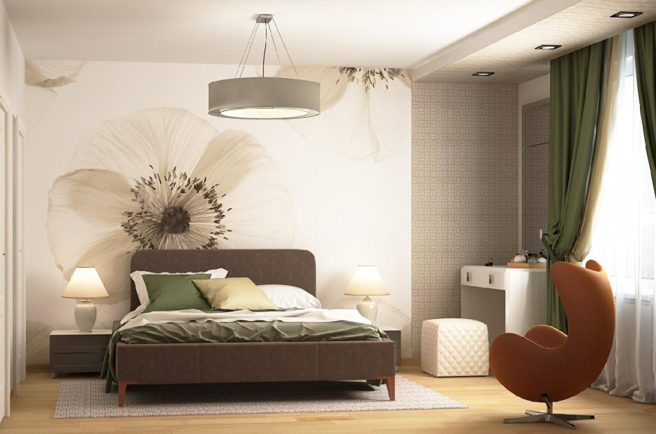 Стиль Контемпорари в интерьере спальни