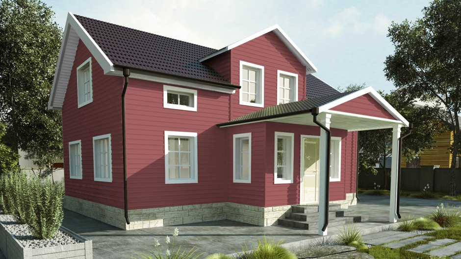 Черепица Katepal Jazzy красный