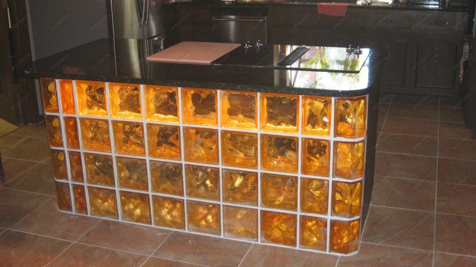 Стеклянный кирпич Леруа Мерлен