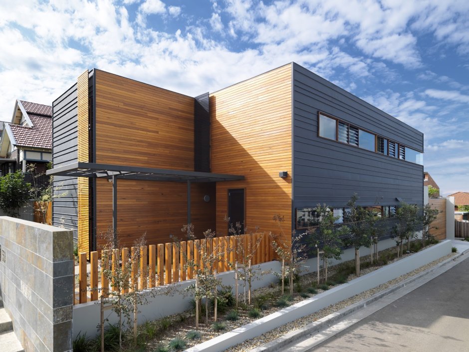 Фальцевая панель хайтек фасад