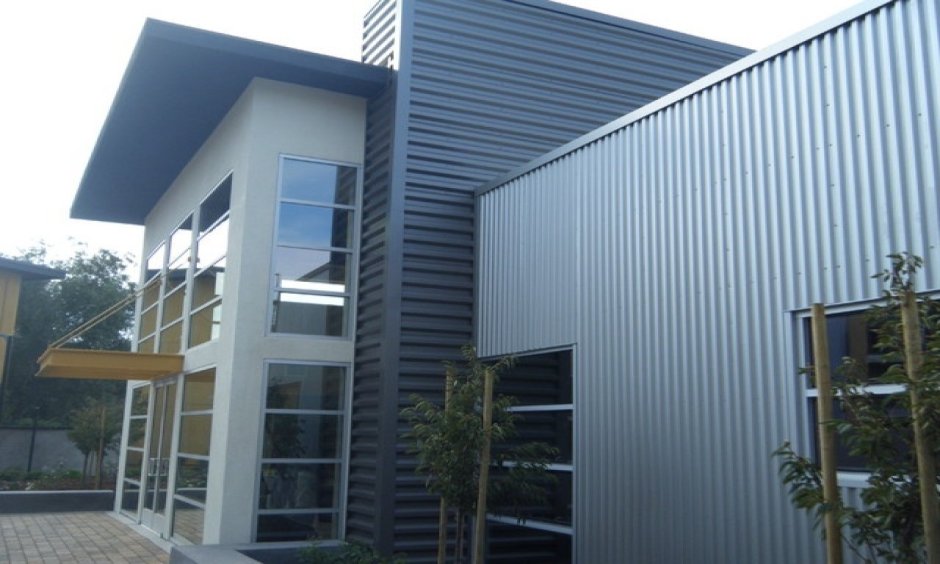 Фальцевая панель хайтек фасад