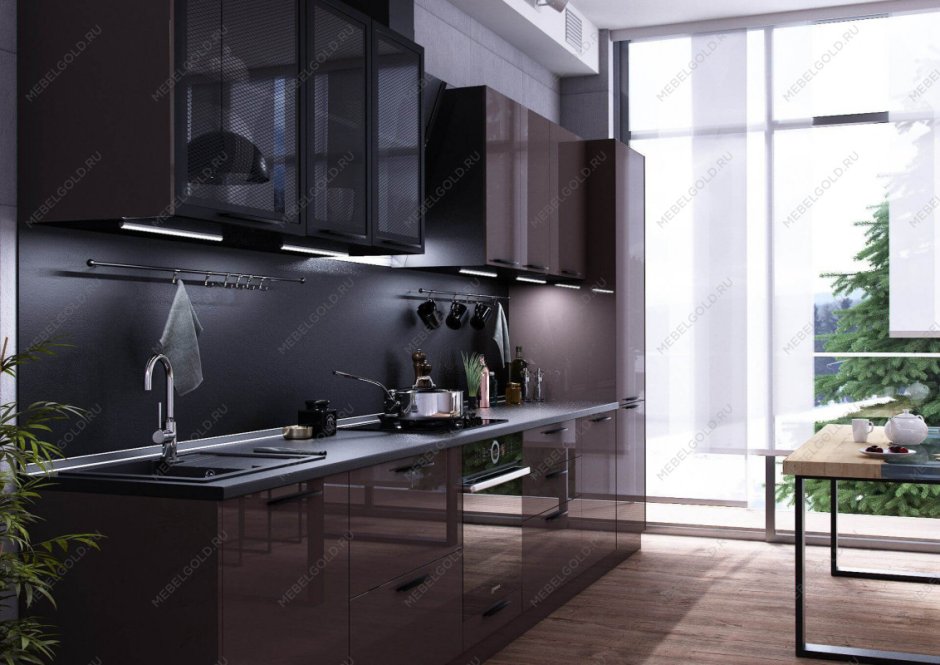 Кухня Герда антрацит