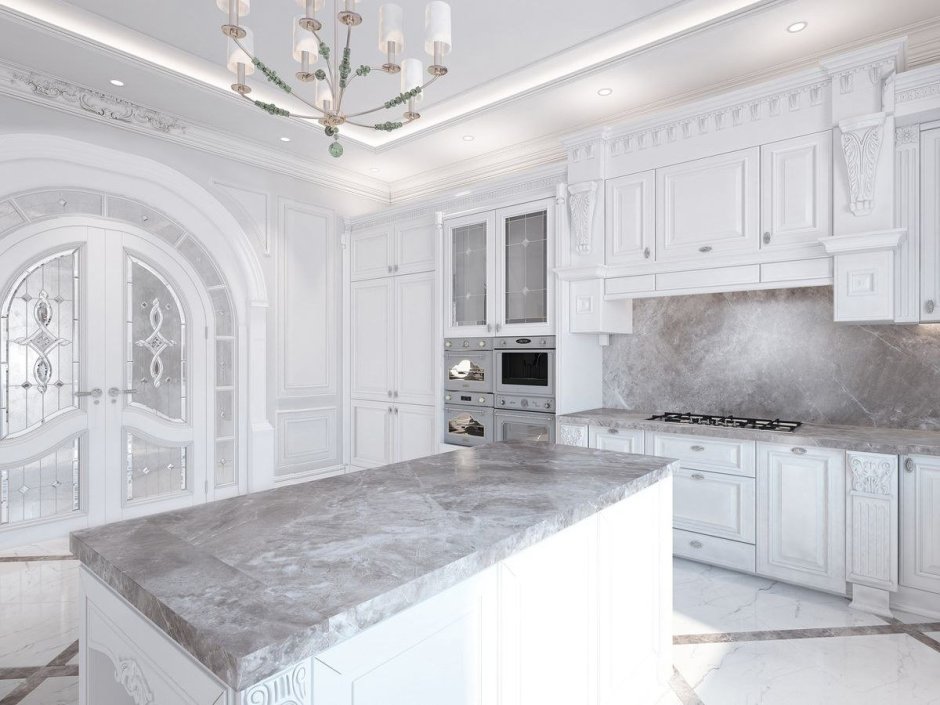 Кухня в Мраморном стиле