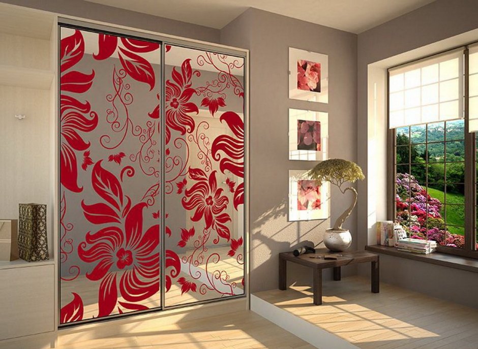 Пескоструй на шкаф купе