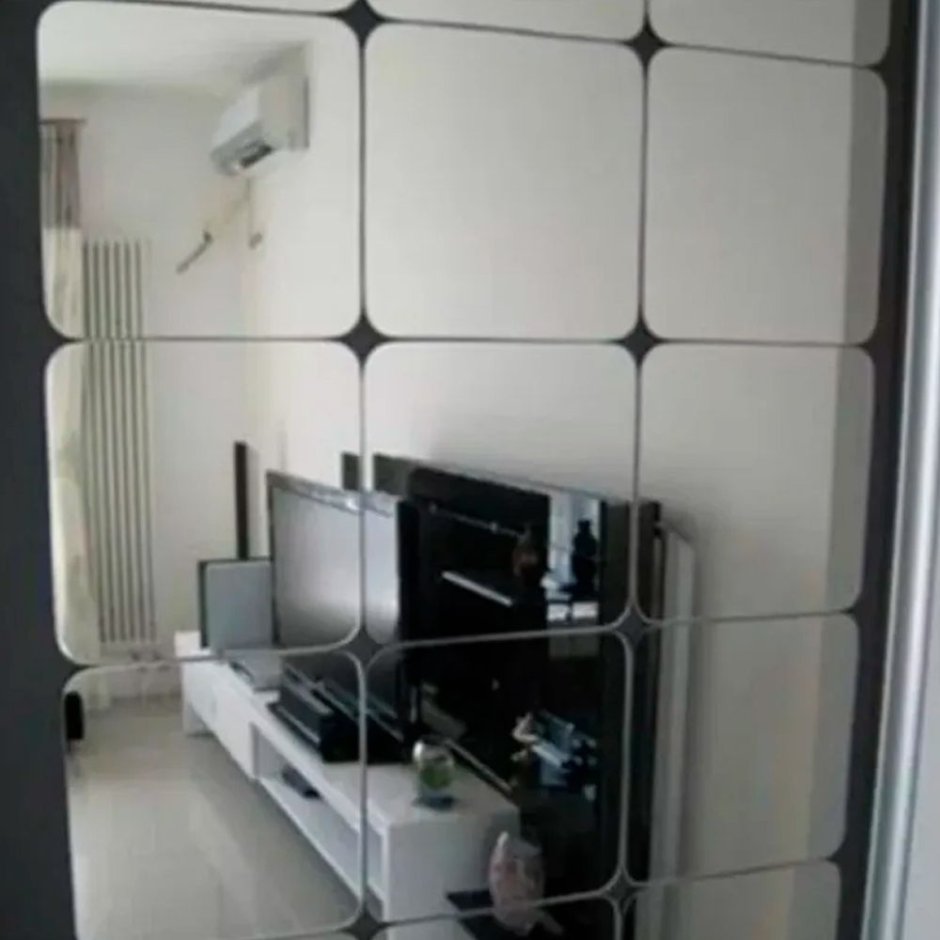 Зеркальные плиты для стен