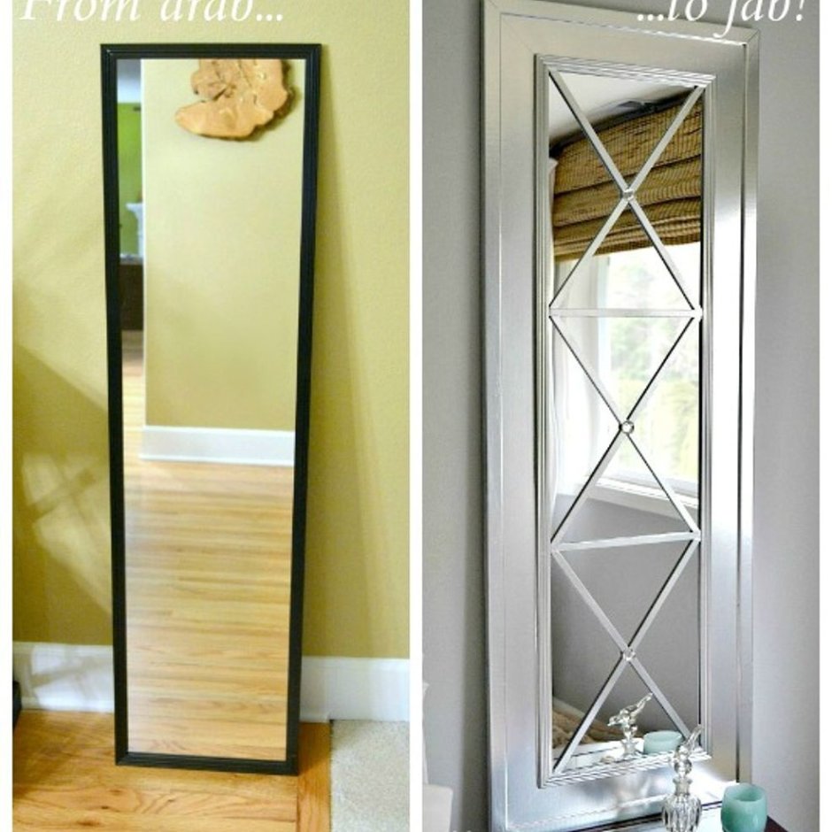 Дверки с приклеенным зеркалом