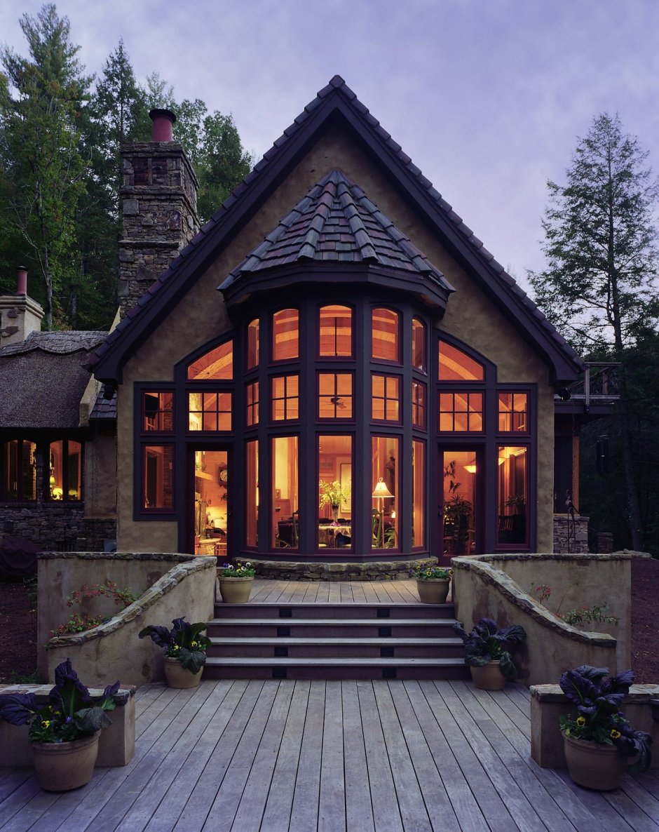 Английские крыши домов