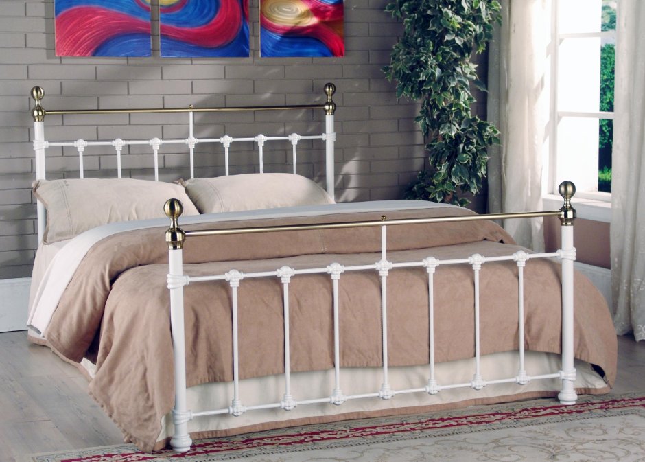 Кровать металлическая ретро