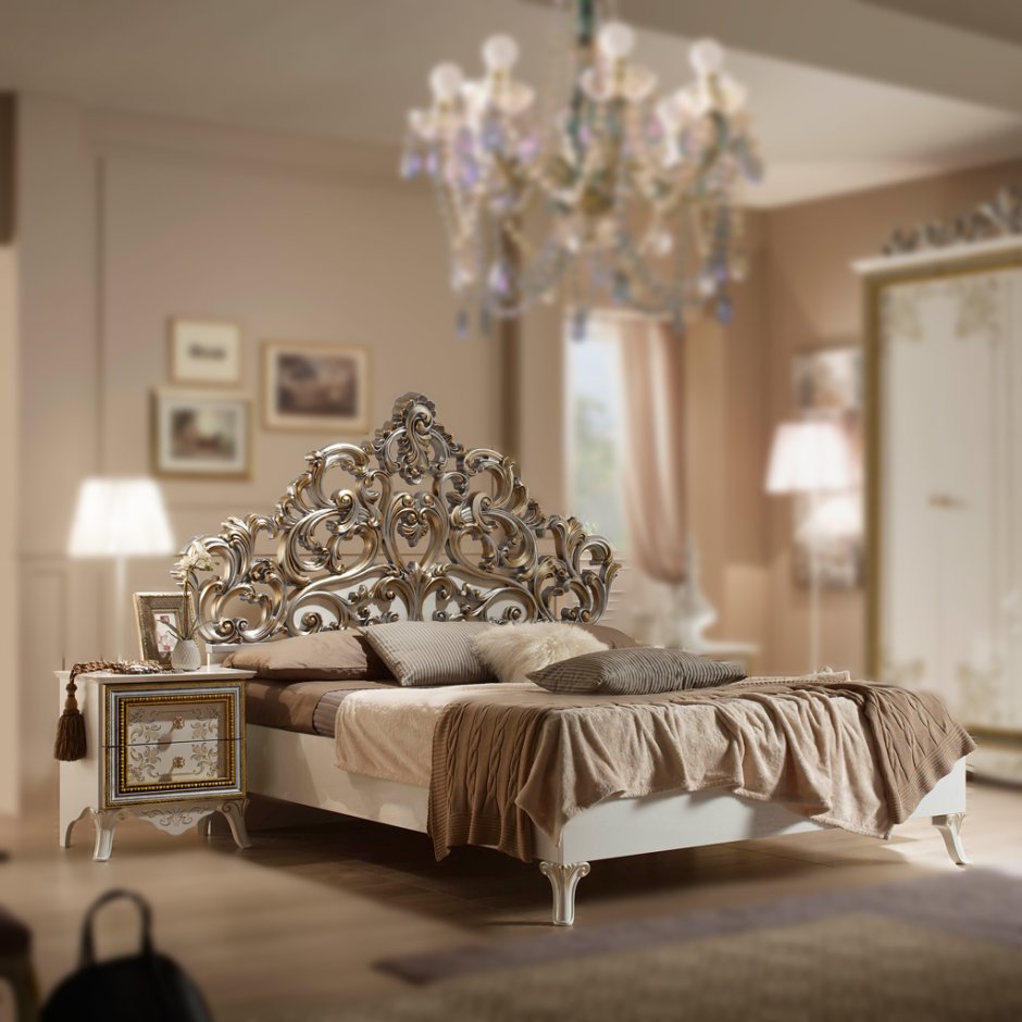 Кровать «Стефани Gold» 1600