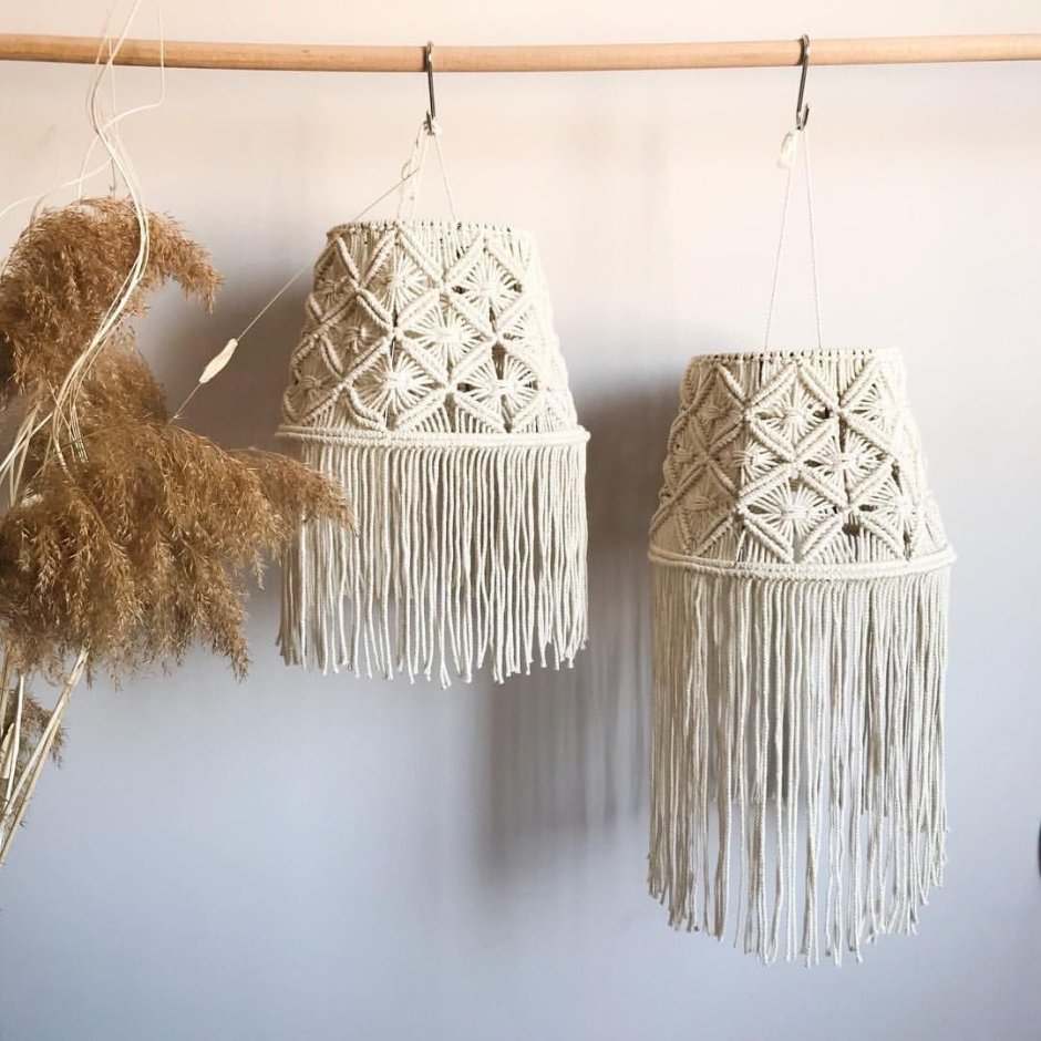 Абажур макраме