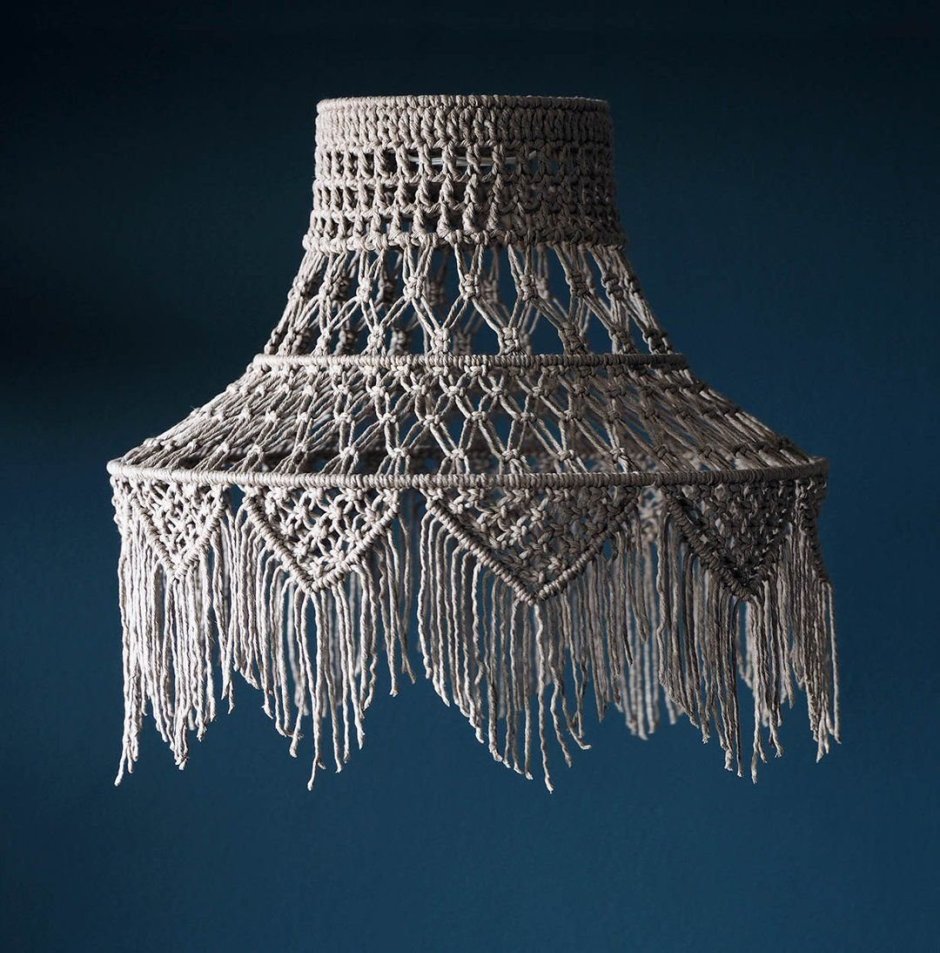 Светильник макраме