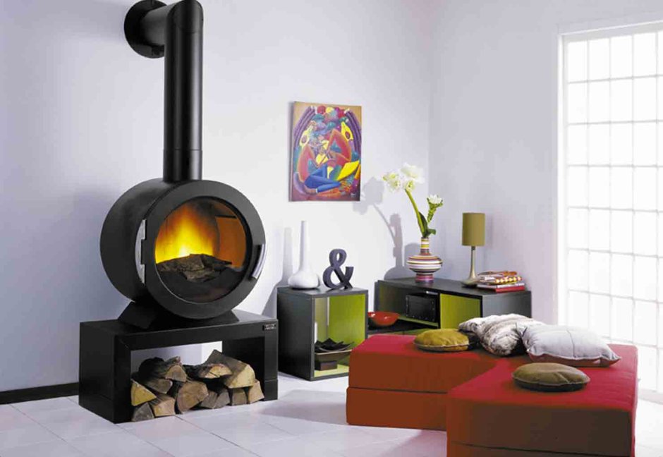 Дровяная печь-камин cheminees Philippe Darlinghen