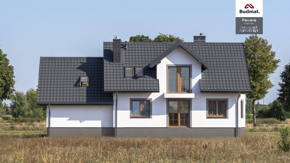 Металлочерепица графит 7024