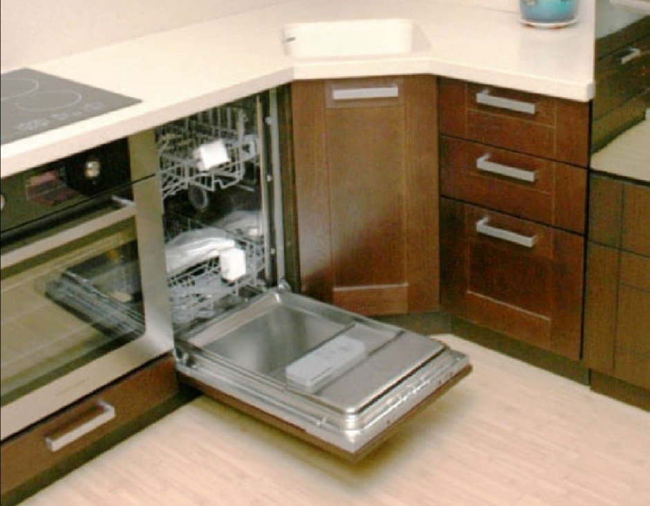 Угловая посудомоечная машина