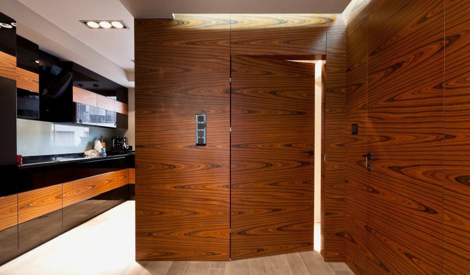 Деревянные панели в интерьере