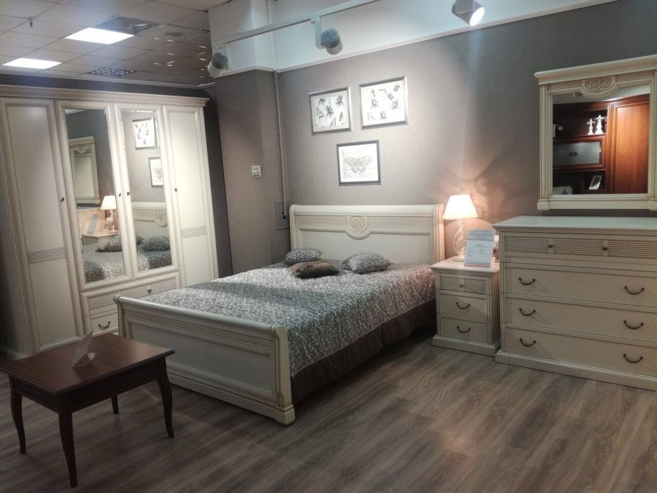 Ангстрем Кантри спальня серый камень