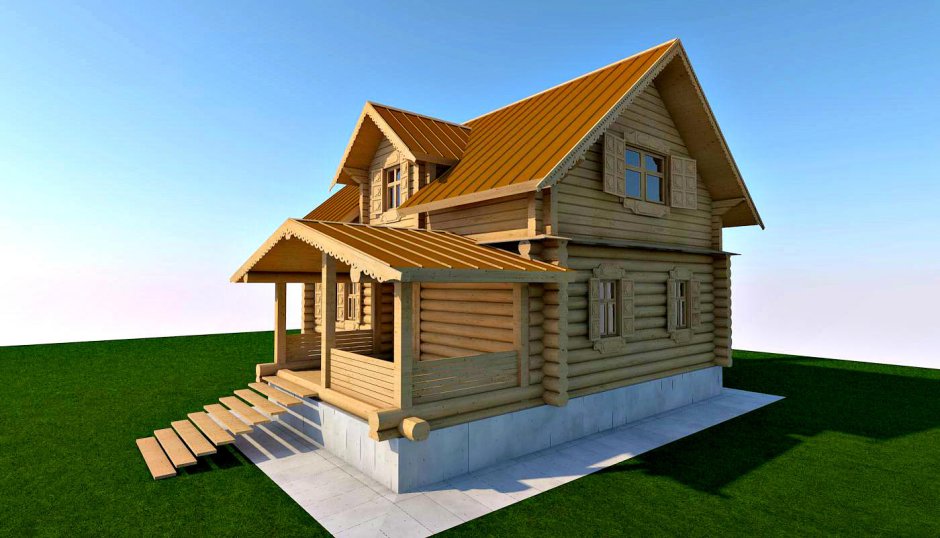 Русская изба пятистенка чертежи