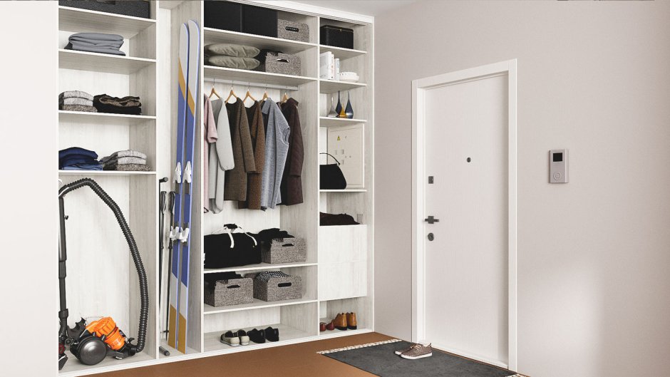 Шкаф для пылесоса и гладильной доски