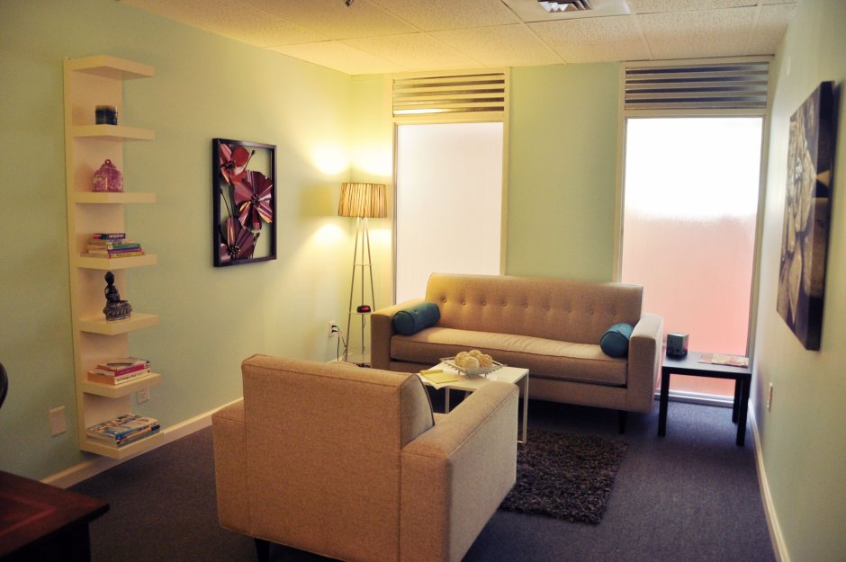 Интерьер кабинета в доме