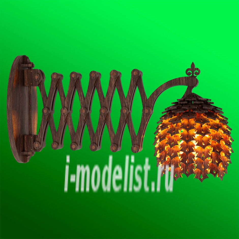 Абажур гармошкой