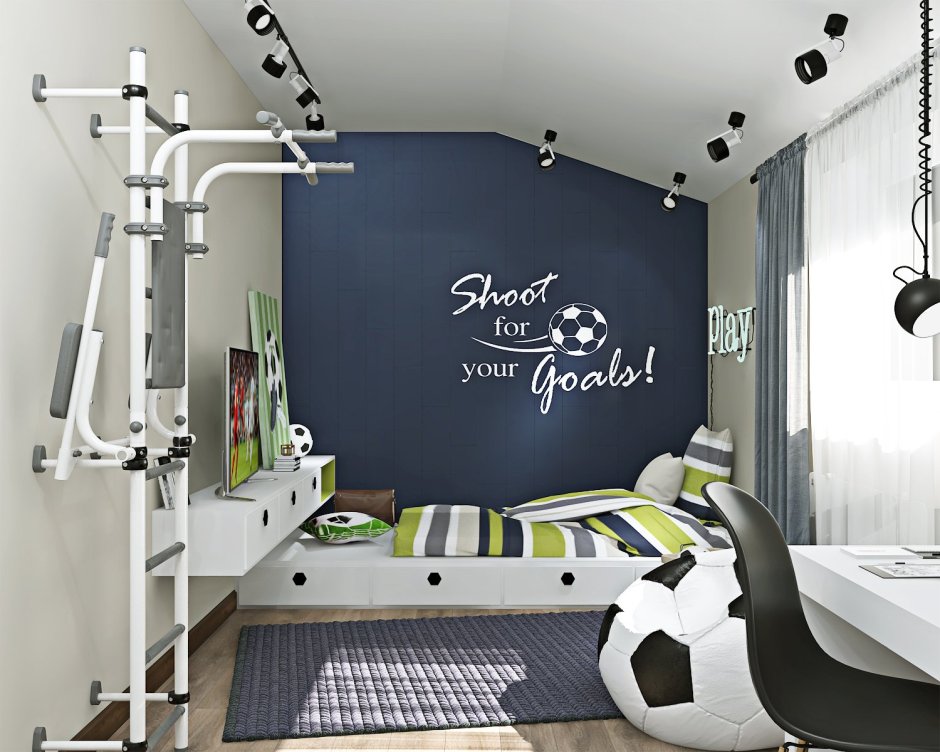 Комната спортсмена подростка