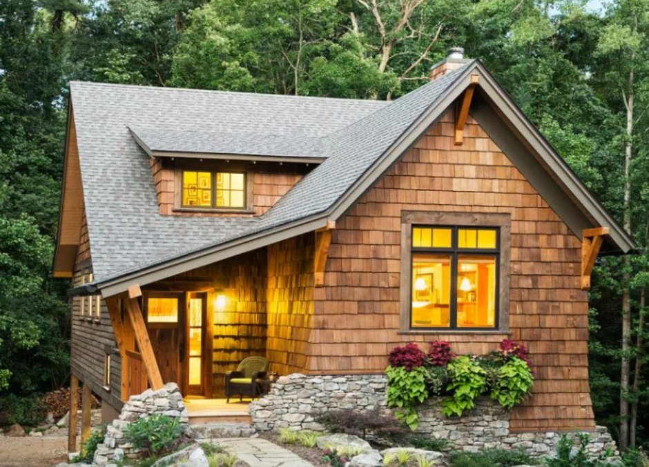 Красивые крыши маленьких домов