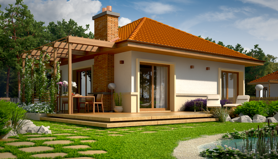 Маленький одноэтажный дом