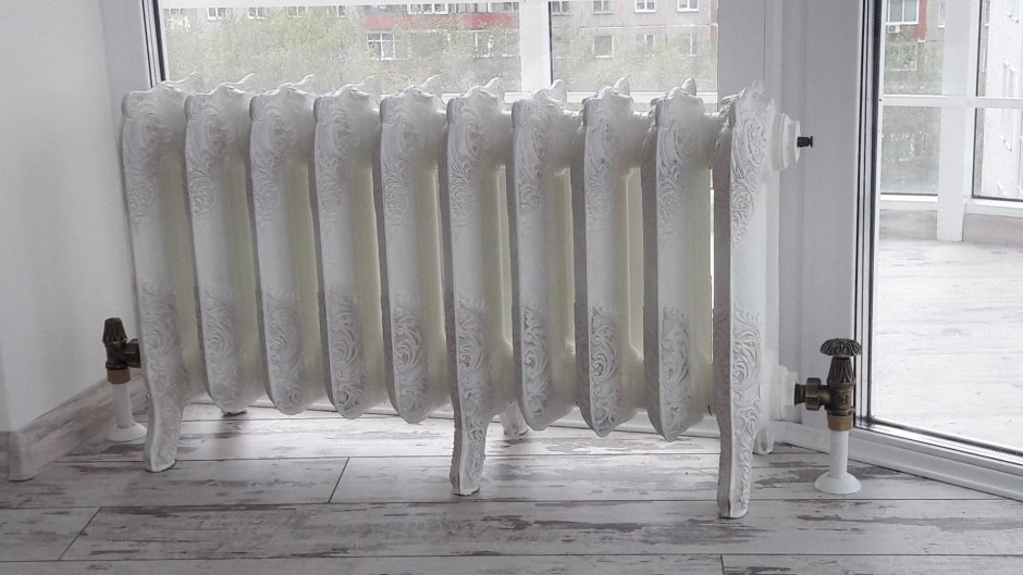 Декорирование чугунных батарей