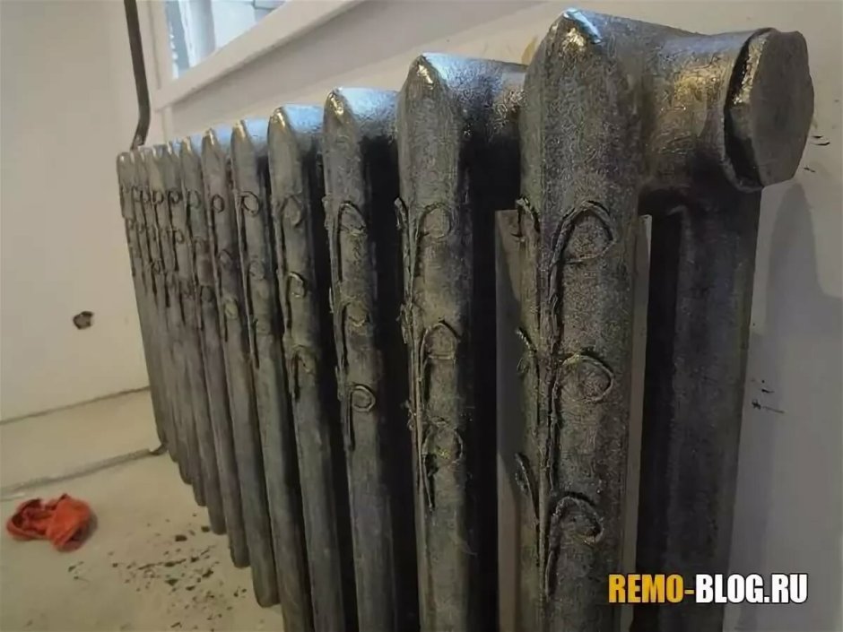 Декор чугунной батареи