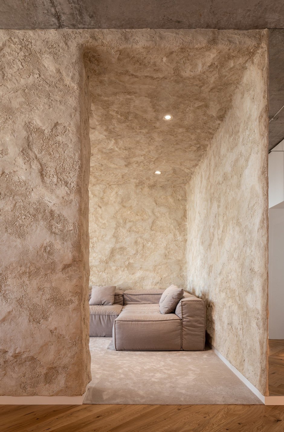 Фактурная штукатурка Мазанка