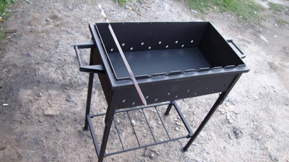 Самодельный мангал из металла