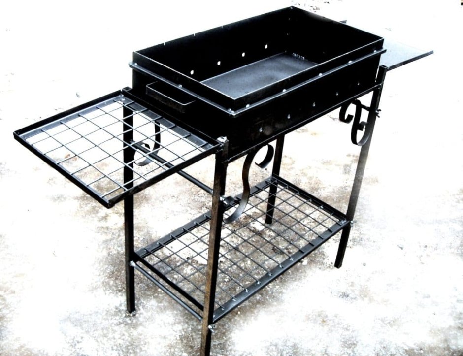 Стандартные Размеры мангала для шашлыка из металла