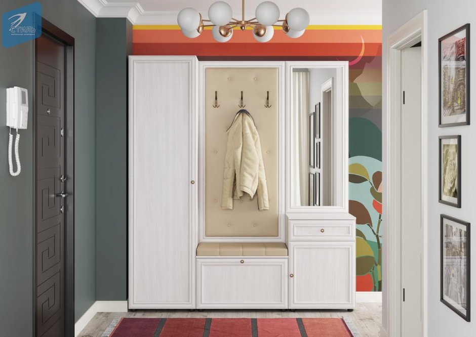 Фабрика стиль прихожая Чарли