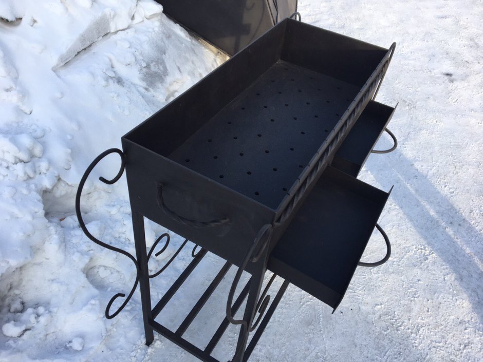 Мангал с зольником