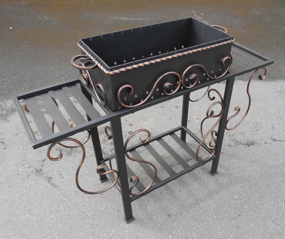 Мангал 520*300*160 с ножками "Тоншаловский" (2,5 мм)