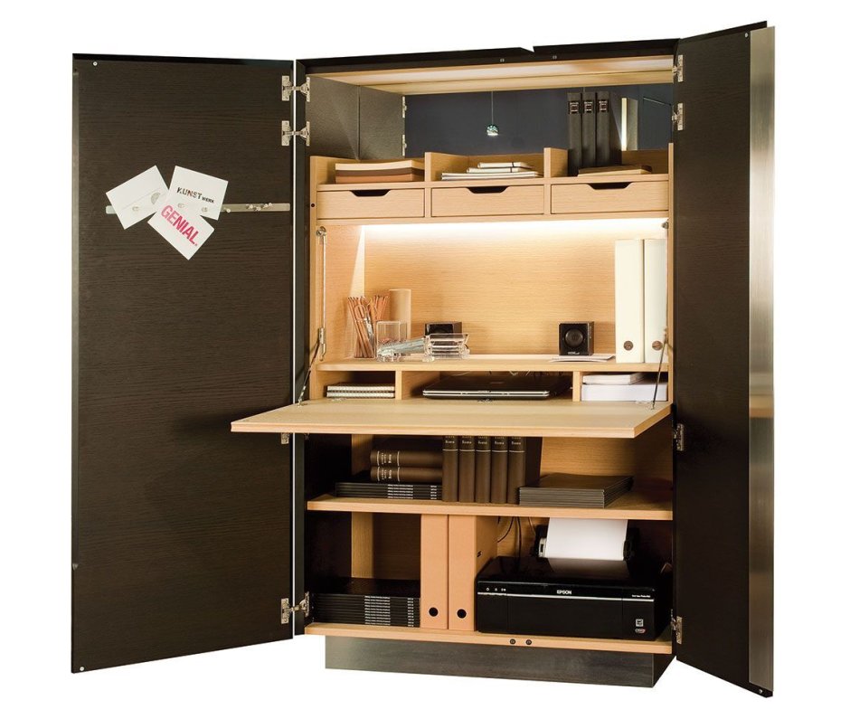 Шкаф с откидным столом