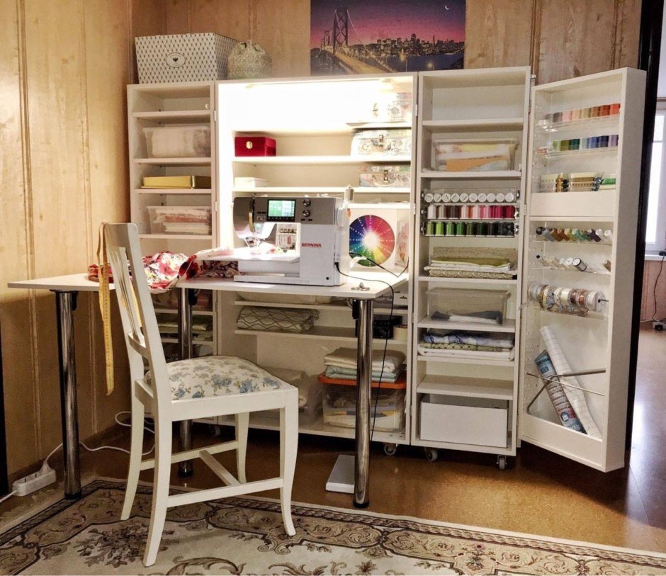 Шкаф трансформер для рукоделия box78