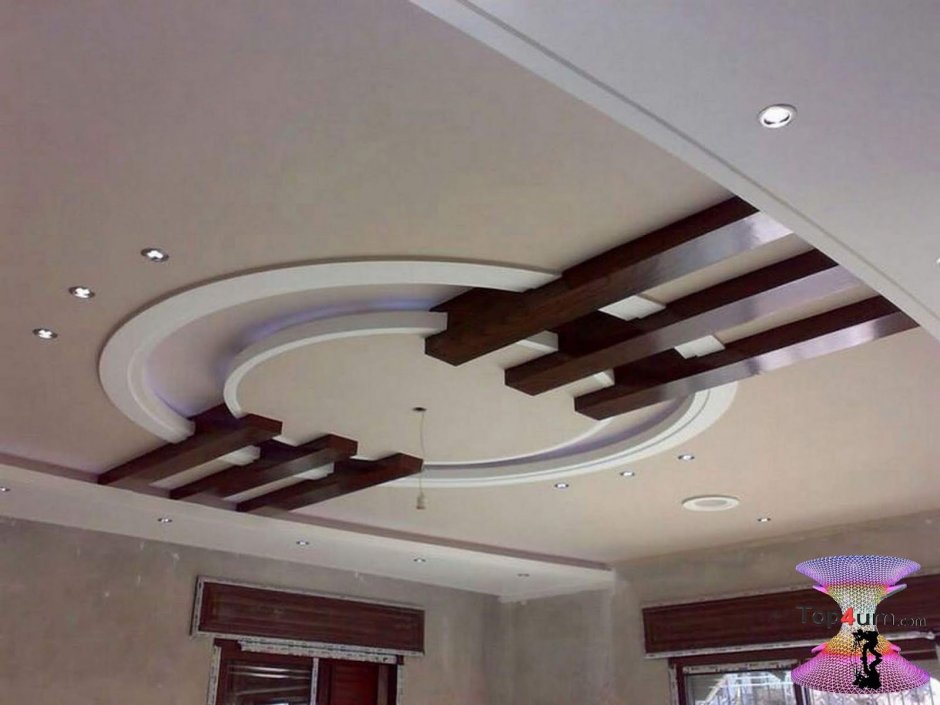Потолок гипсокартон фигурный 2021