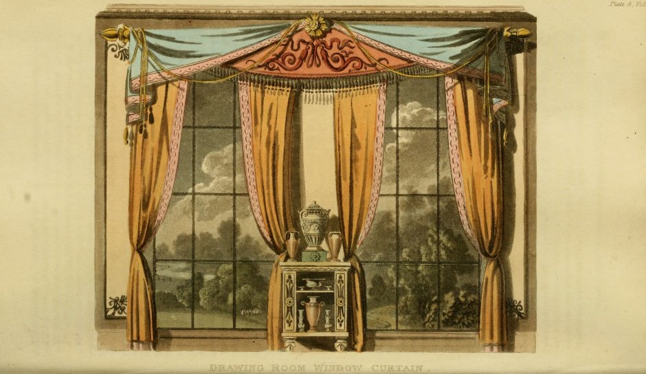 Шторы с юбкой