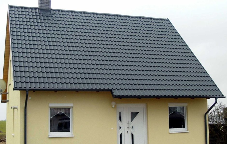 Металлочерепица RAL 7024 МЕТАЛЛПРОФИЛЬ