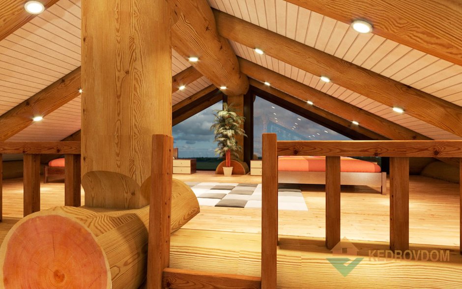 Дом из кедра