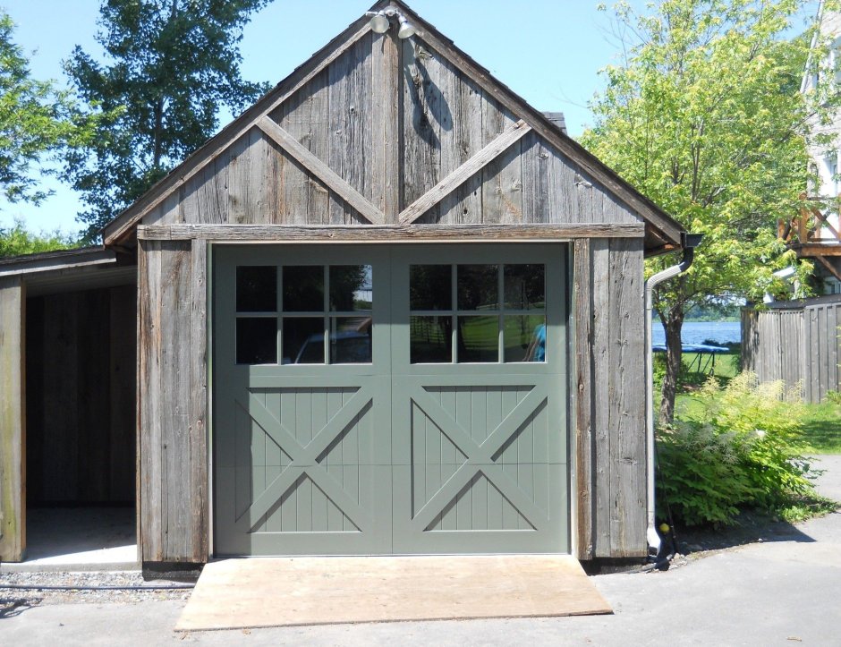 Амбар-гараж фахверк
