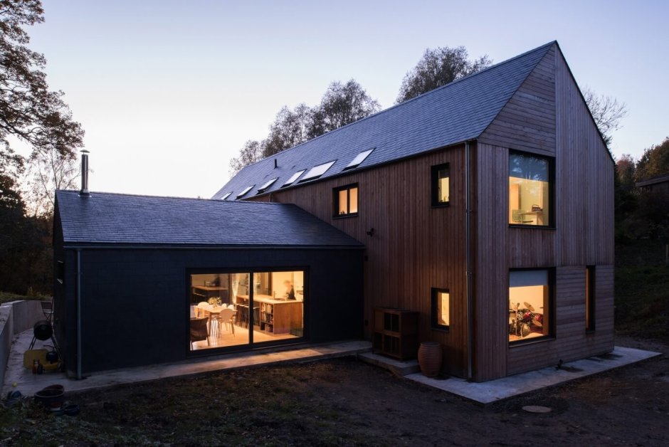 Дом-сарай в Голландии Barn House Eelderwolde