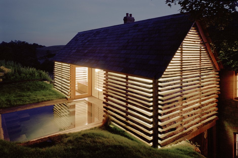 Оригинальные крыши бань