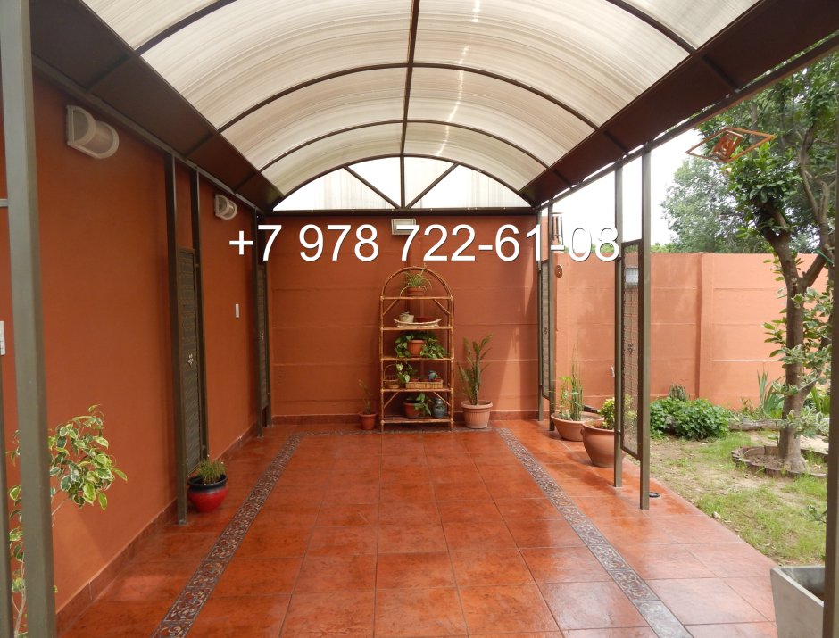 Навес для террасы из поликарбоната