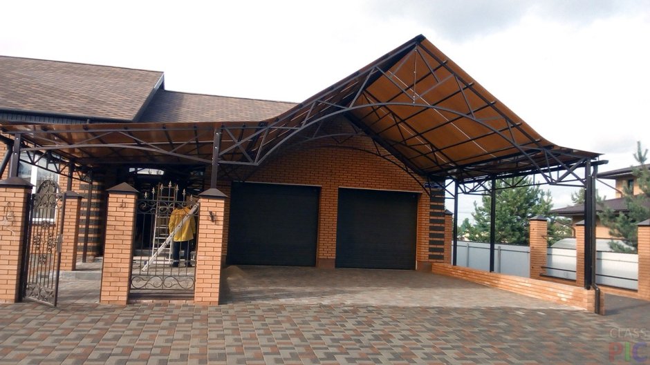 Навес во дворе