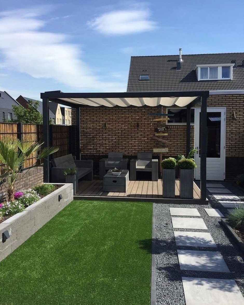 Монолитный поликарбонат пергола навес