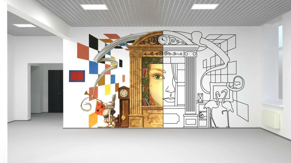 Креативные стены в школе