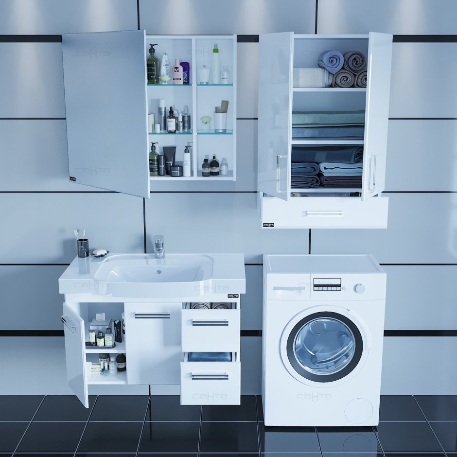 Шкаф над стиральной машиной